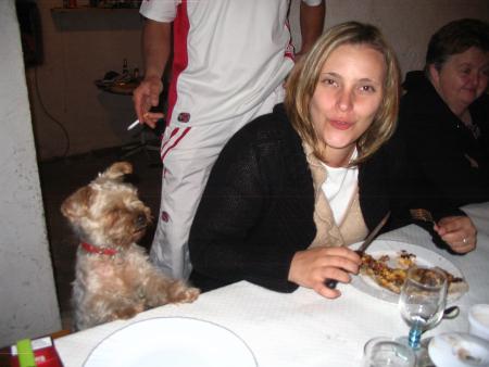 Noëlle et son nouvel ami Benji