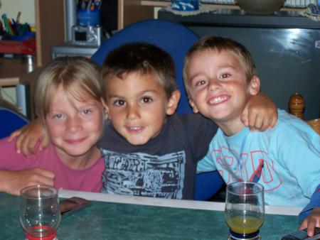 Océane, Alexandre et Enzo
